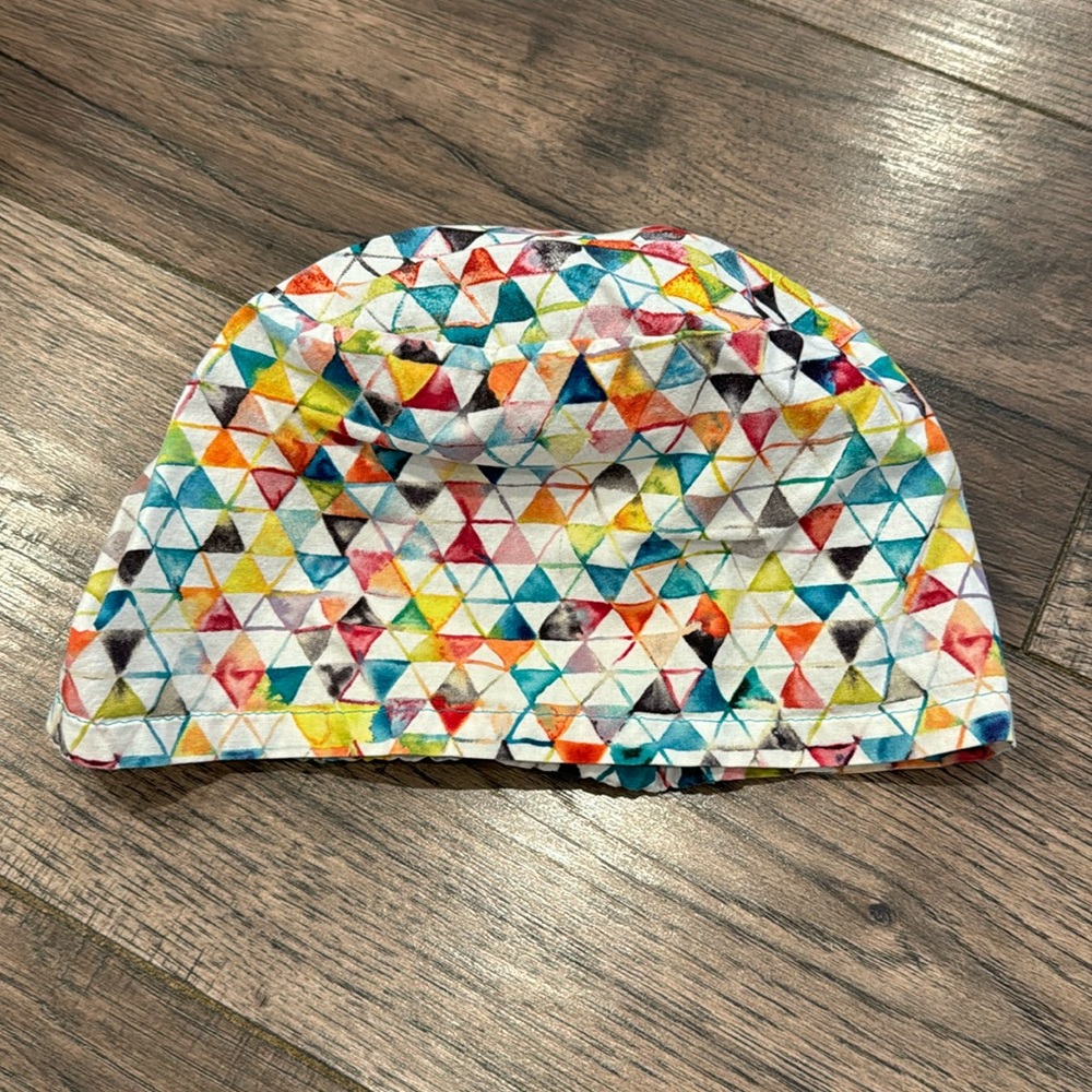 Multi-color Triangle Scrub Cap - Picture 2 of 5